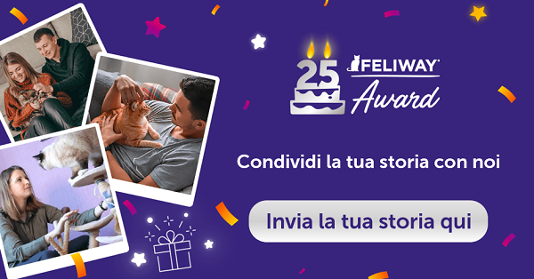 Celebriamo insieme il 25esimo Compleanno di FELIWAY!