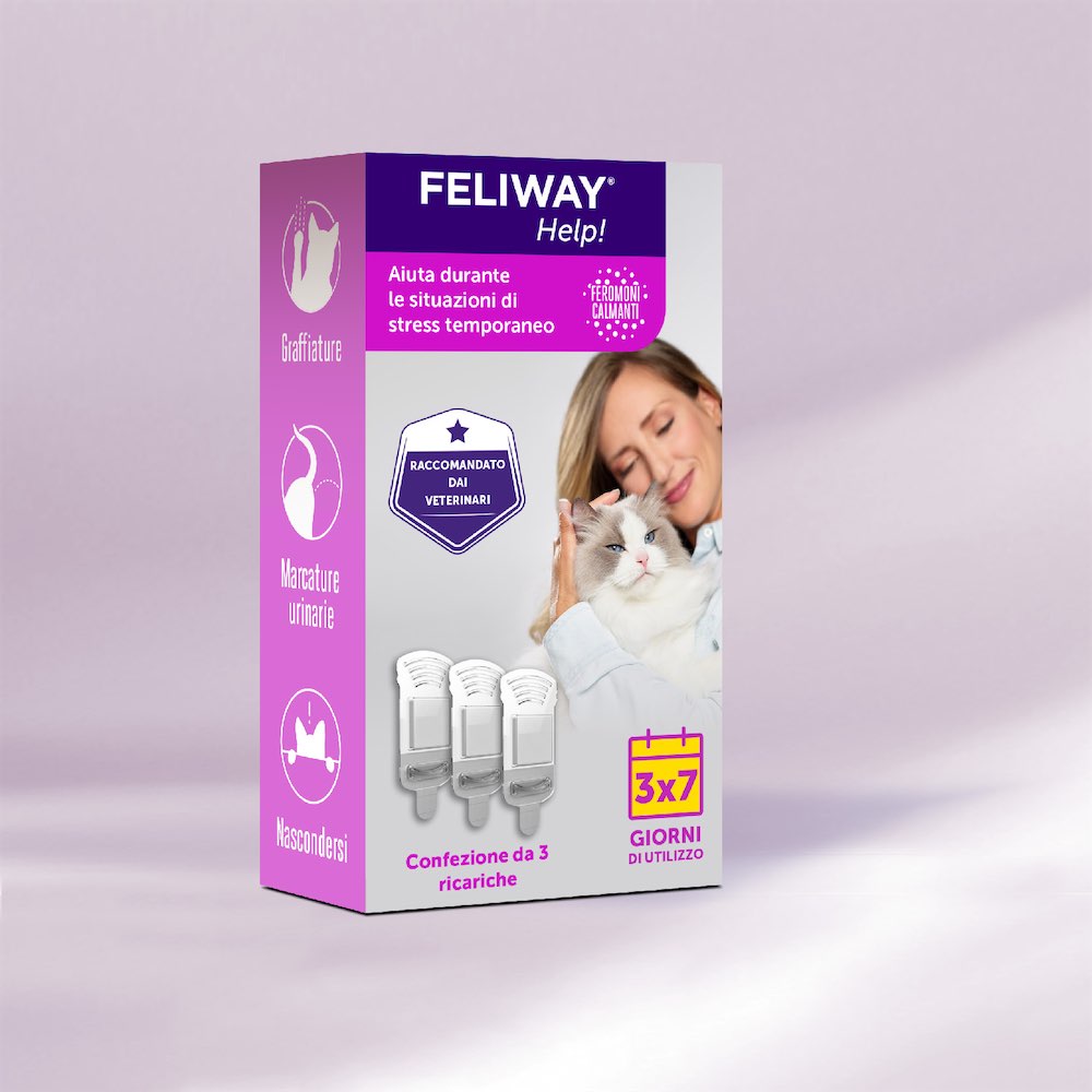 Feliway Help! 3 Ricariche da 7 Giorni