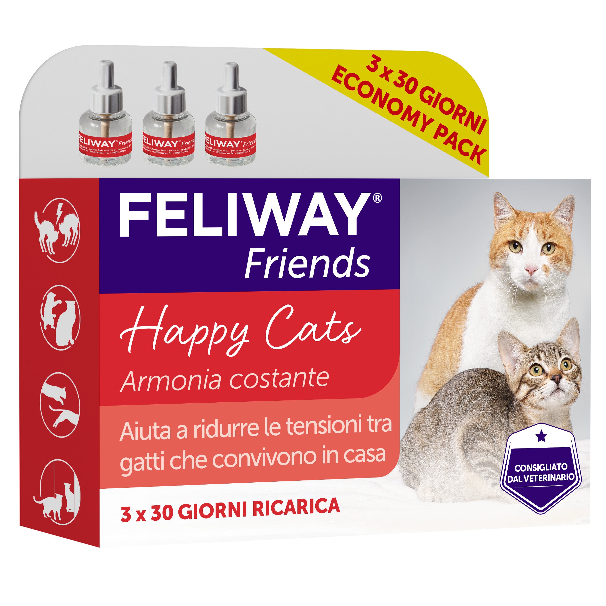 Feliway (CEVA Tiergesundheit GmbH) FELIWAY Classic Transport Spray 60 ml  contre les marques de griffes & d'urine