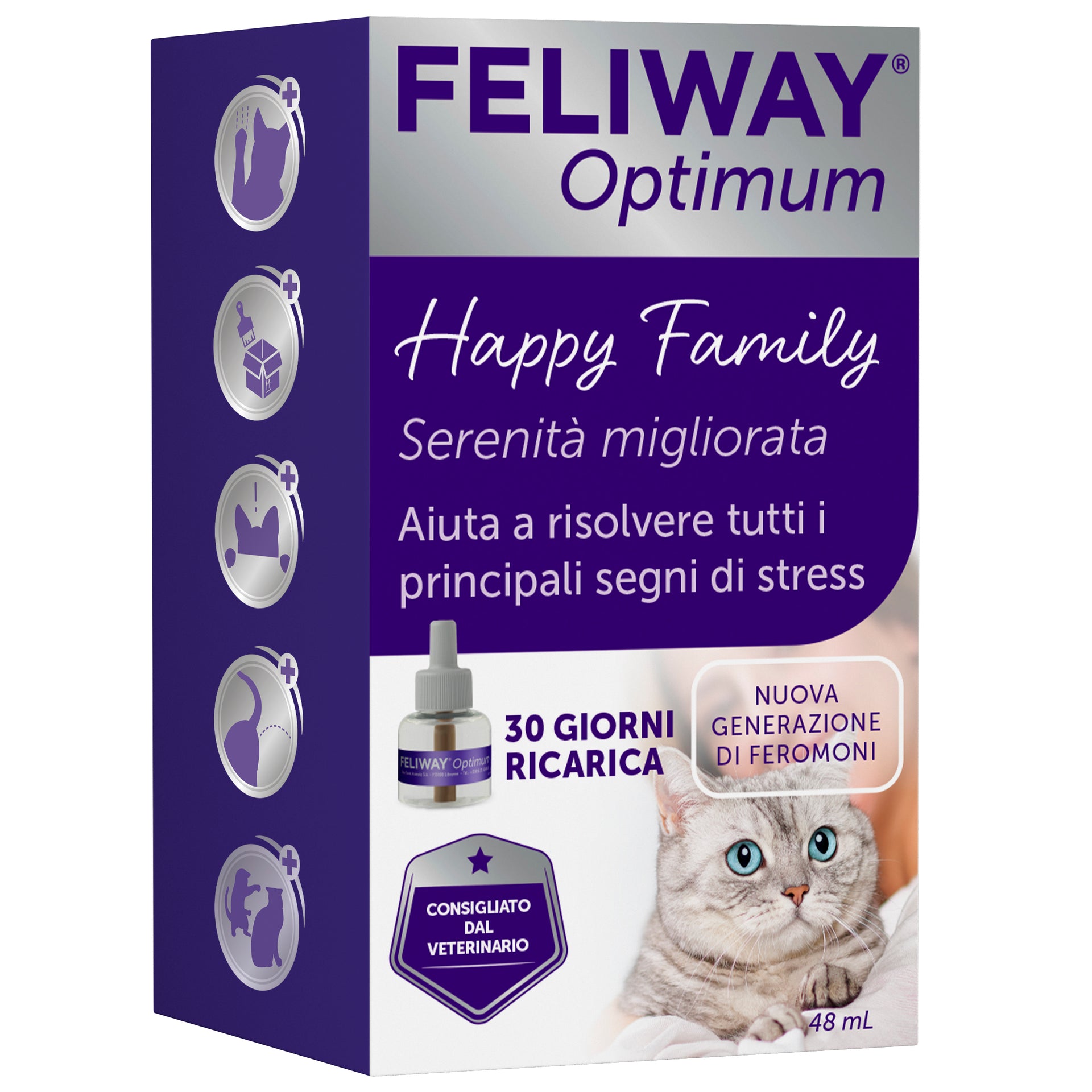 Feliway Optimum: Diffusore Feromoni Felini | Feliway
