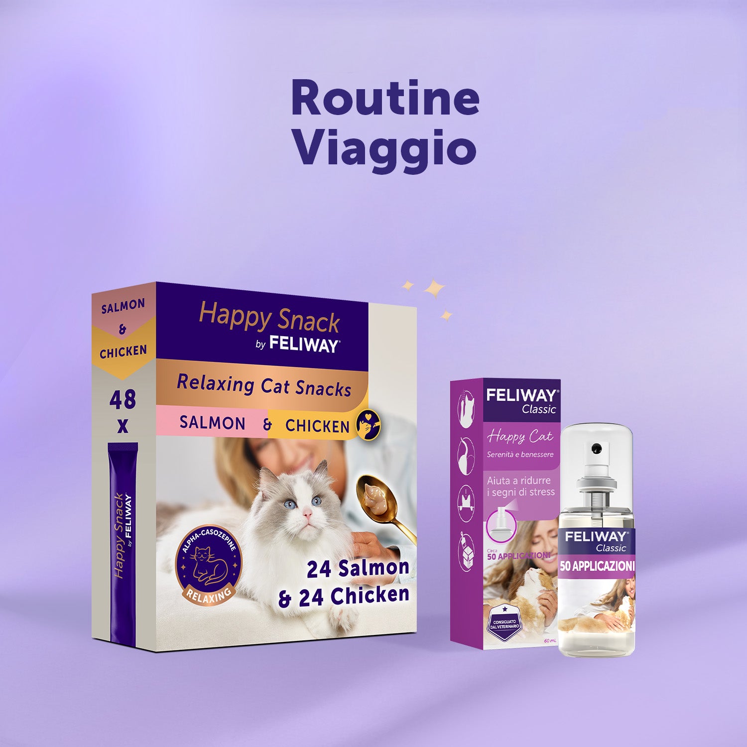 Routine Viaggio - Pollo & Salmone x48